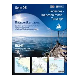 B&#229;tsportkart 05 (E) - 1:50 000, Papir Lindesnes - Koldnesh./Tananger