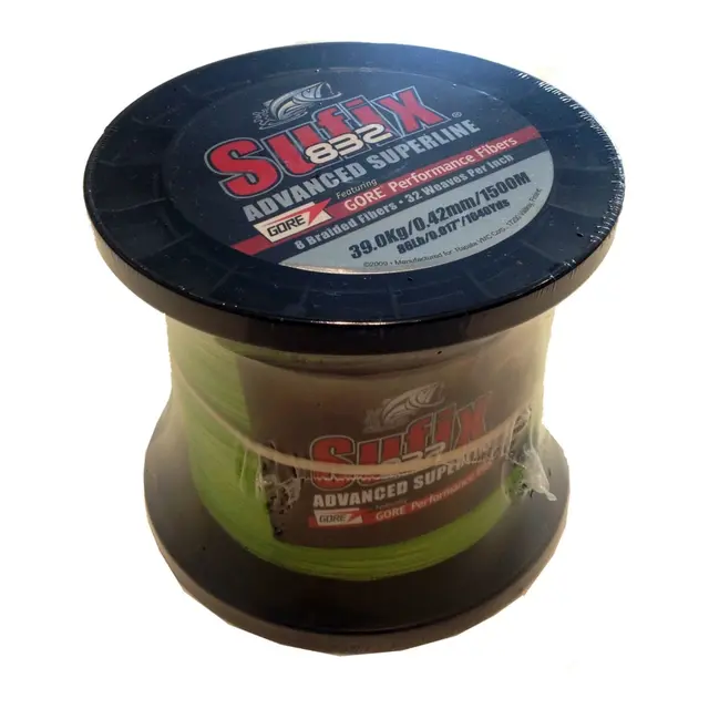 SUFIX 832 Braid Neon Lime 1500m 0,13mm 8,2kg 