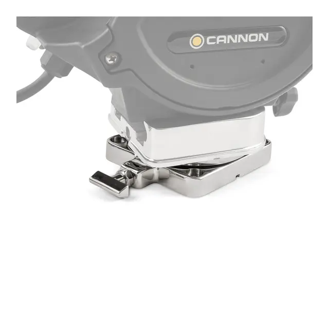 CANNON Sokkel - lavprofil - rustfri stål 360° svivelsokkel for dyprigg 