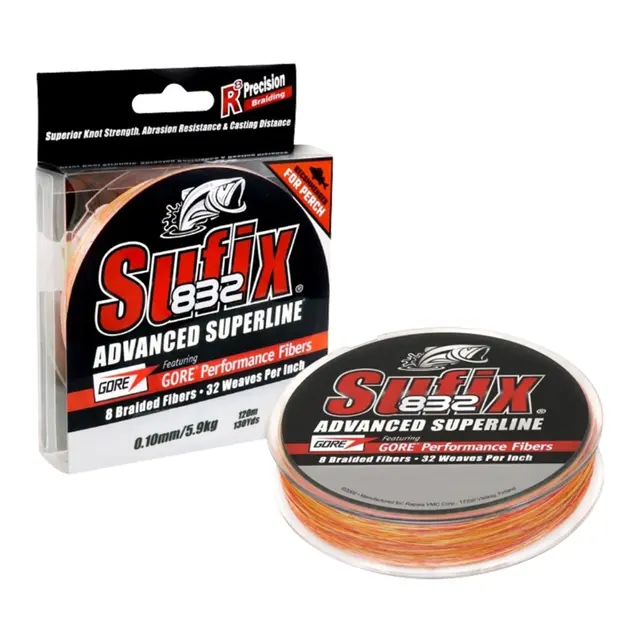 SUFIX 832 Braid Fire Camo 120m 0,13mm 8,2kg 