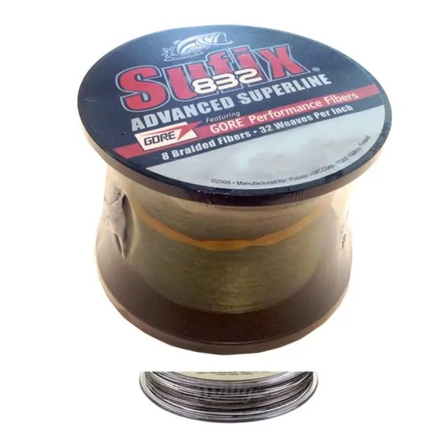 SUFIX 832 Braid Black Mamba 1500m 0,33mm 28,5kg 