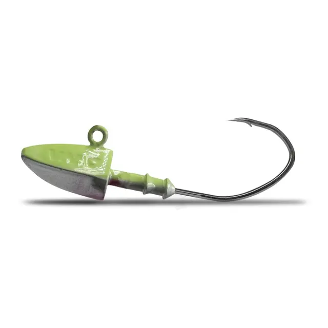 VMC Dart Jighead Ghost Chartreuse 10g #2/0 3p 