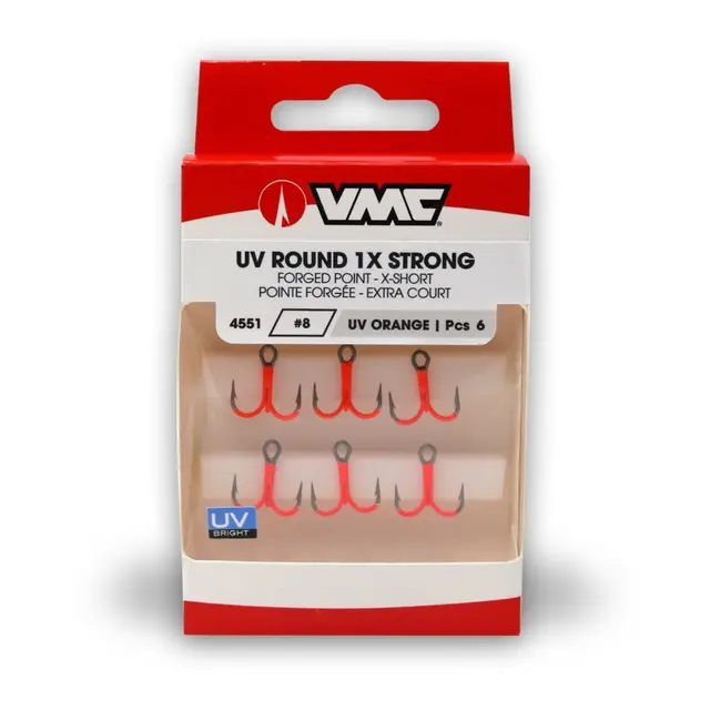 VMC 4551 Treble UV Orange #6 6stk 
