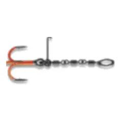 VMC Pike Chain UV Orange Medium