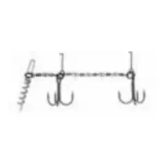 VMC Double Pike Chain UV Orange UV Large