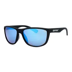 RAPALA Sportsman Wahoo solbriller Matte Black Blue Mirror