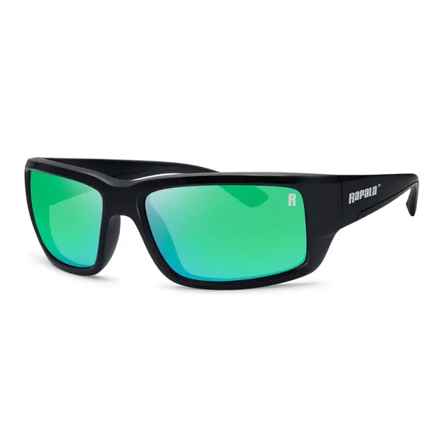 RAPALA Sportsman Amberjack solbriller Matte Black Green Mirror 