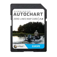 HUMMINBIRD AutoChart ZeroLine SD-Kort Kart over europeiske innsj&#248;er