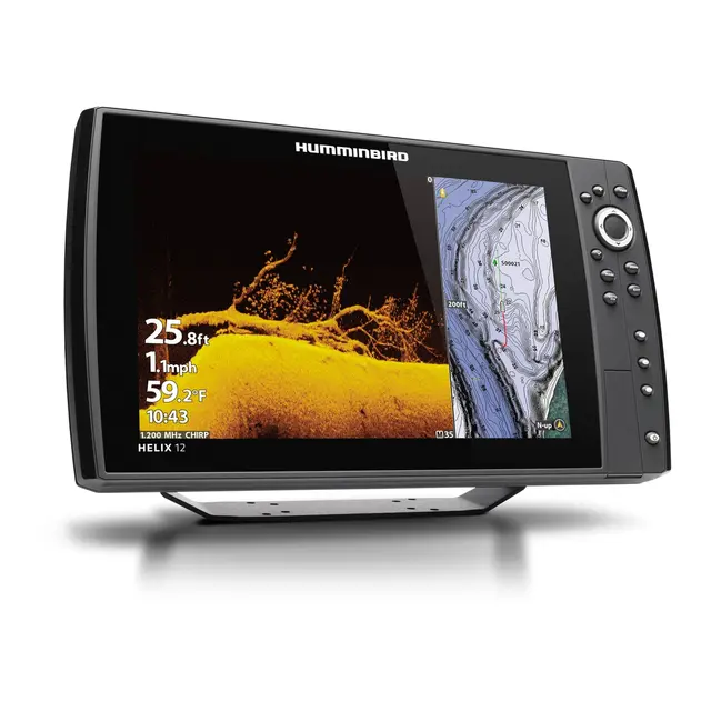 HUMMINBIRD Helix 12X Chirp Mega SI+ G4N 12" - kartplotter - GPS - med giver 