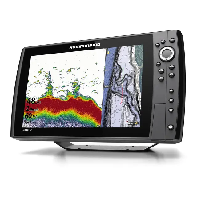 HUMMINBIRD Helix 12X Chirp Mega SI+ G4N 12" - kartplotter - GPS - med giver 