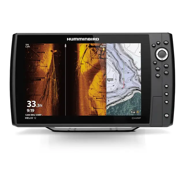 HUMMINBIRD Helix 12X Chirp Mega SI+ G4N 12" - kartplotter - GPS - med giver 