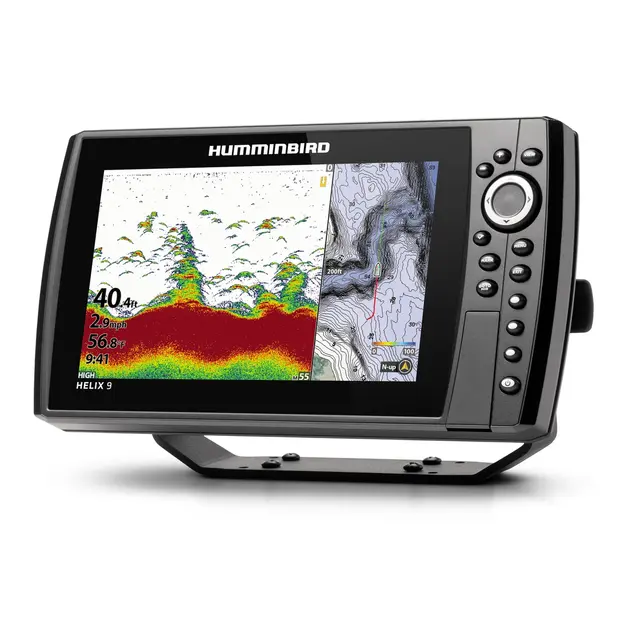 HUMMINBIRD Helix 9 Chirp Mega SI+ G4N 9"- kartplotter - med giver - GPS 