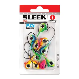 VMC Sleek Jighead Kit UV 10pk