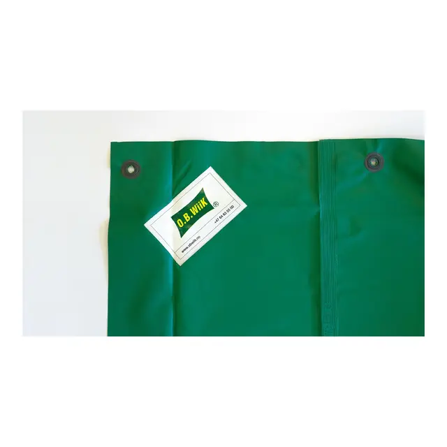 O.B.WIIK Presenning PVC W-52 3x4m - 650g/m² - Grønn 