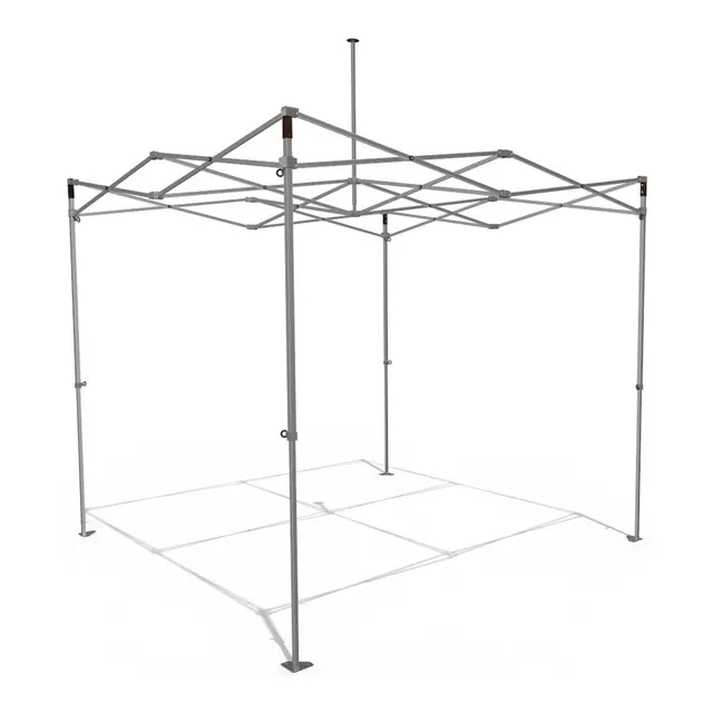 O.B.WIIK Pop-up Telt, Aluramme 3m x 3m 30mm benprofil-rør 