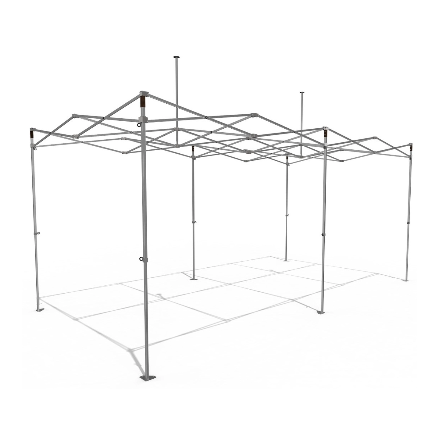 O.B.WIIK Pop-up Telt, Aluramme 6m x 3m 30mm benprofil-rør