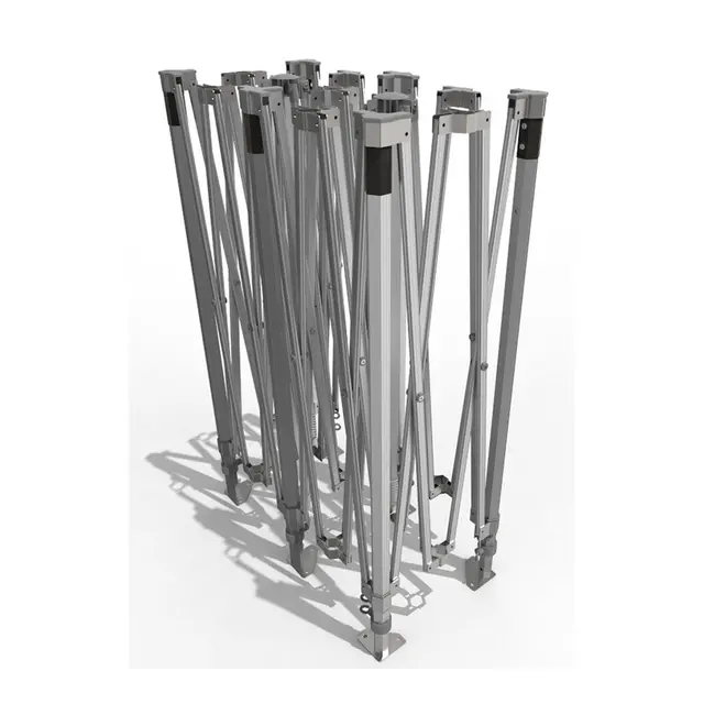 O.B.WIIK Pop-up Telt, Aluramme 6m x 3m 30mm benprofil-rør 