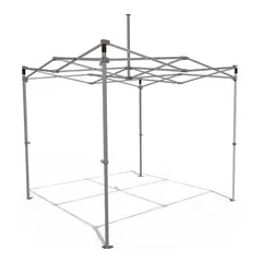 O.B.WIIK Pop-up Telt, Aluramme 3m x 3m 50mm benprofil-r&#248;r (Proffutgave)