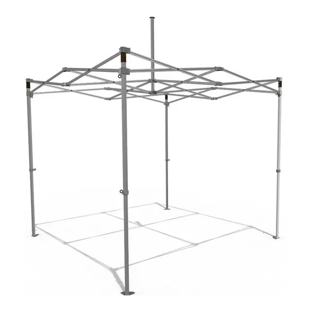 O.B.WIIK Pop-up Telt, Aluramme 3m x 3m 50mm benprofil-rør (Proffutgave) 