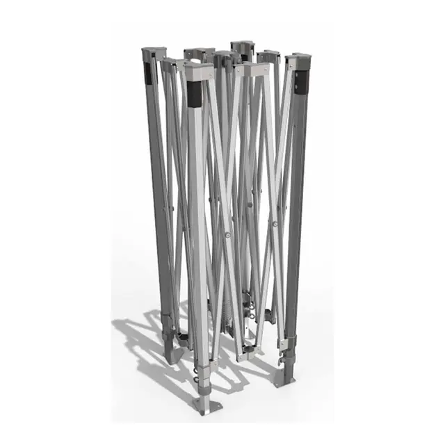 O.B.WIIK Pop-up Telt, Aluramme 3m x 3m 50mm benprofil-rør (Proffutgave) 