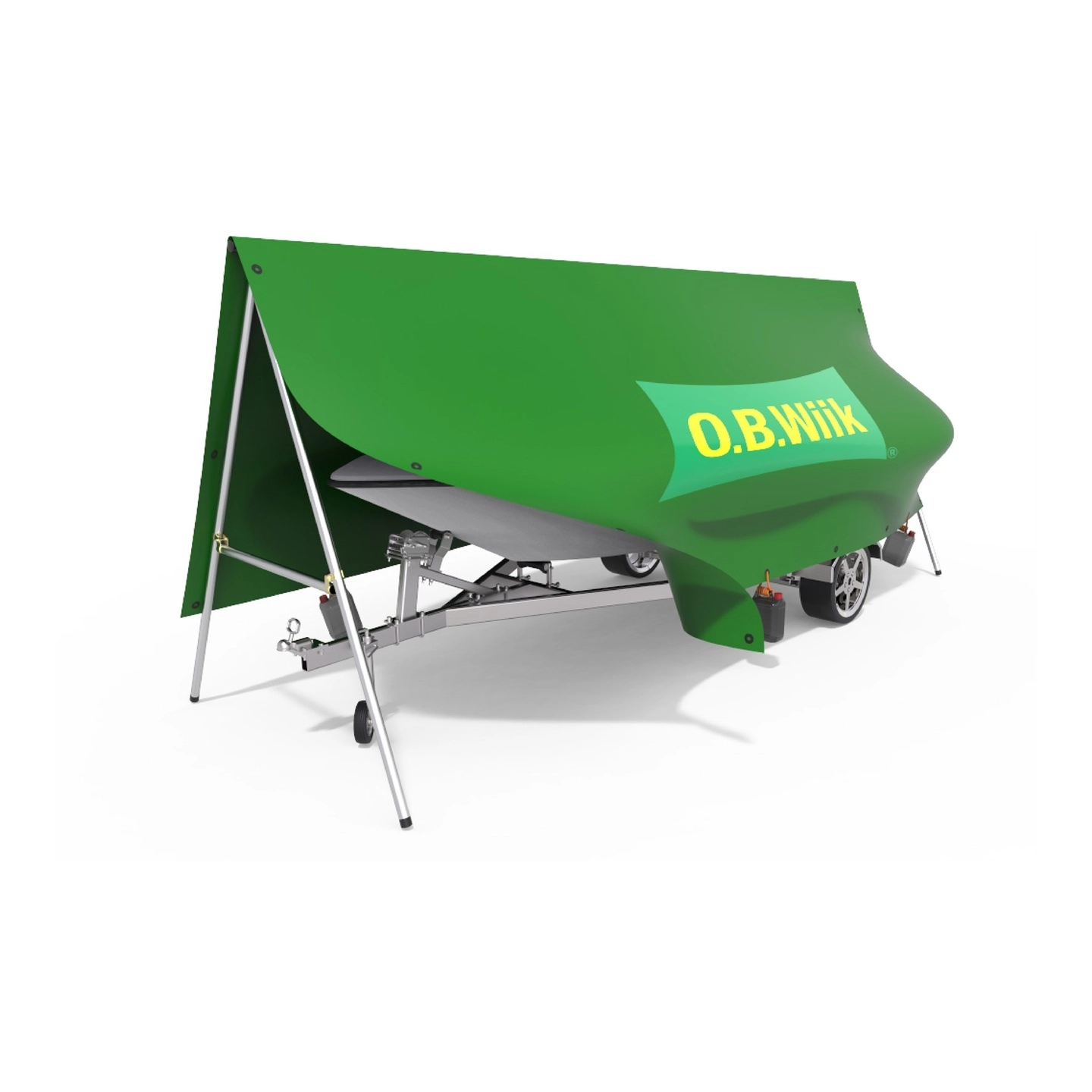 O.B.WIIK A-Bakkestativ - 8m for båter 24 - 26 fot (8 m)