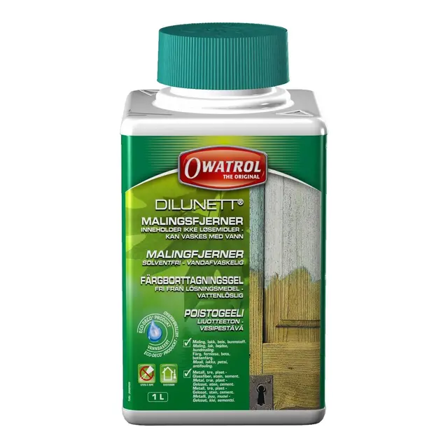 OWATROL Malingsfjerner Dilunett - 1 L Maling, Lakk og Bunnstoffjerner 