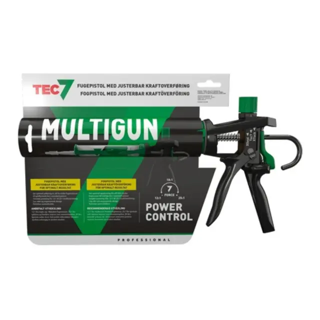 TEC 7 Multigun Fugepistol m/ justerbar kraftinnstilling 