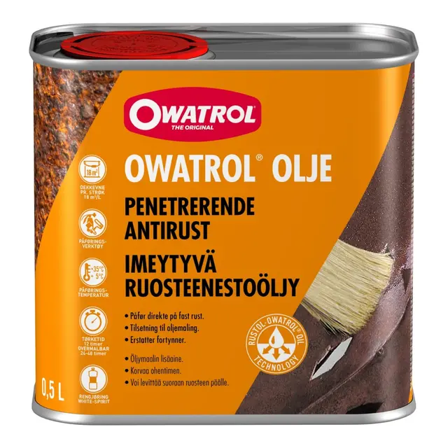 OWATROL Olje - 0,5L Penetrerende Antirust 