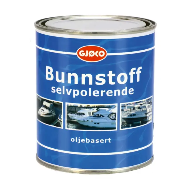GJØCO Bunnstoff, Sort - 0,75 L Selvpolerende 