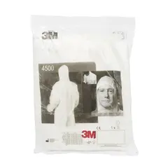 3M Vernedress - str L - Hvit malerdress