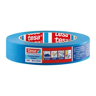 TESA Maskeringstape Bl&#229; - 50m Outdoor precision - mod. 4440