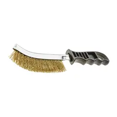 Messingb&#248;rste 240mm plasth&#229;ndtak