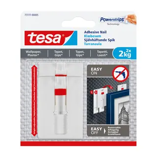 TESA Limspiker 2kg justerbar 2pk (8/128) 77777 krok powerstrips