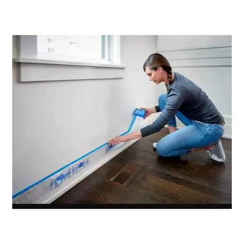 SCOTCH 3M Maskeringsfilm 120cm x 27,4m i dispenser m/maskeringstape blue 