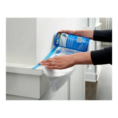 SCOTCH 3M Maskeringsfilm 120cm x 27,4m i dispenser m/maskeringstape blue 