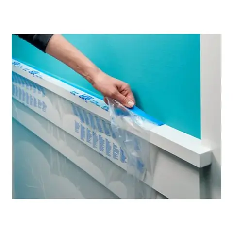SCOTCH 3M Maskeringsfilm 120cm x 27,4m i dispenser m/maskeringstape blue 