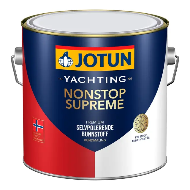 JOTUN Nonstop Supreme, Sort 2,5l Premium selvpolerende bunnstoff 