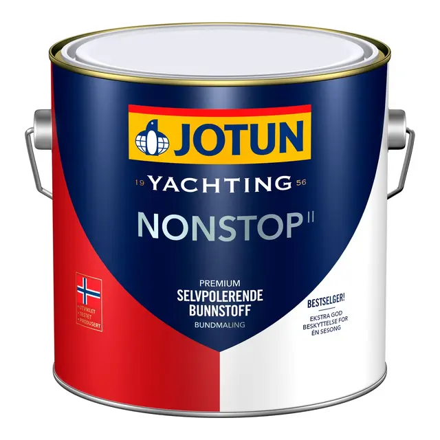 JOTUN Nonstop II - 2,5L Sort - Effektivt selvpolerende bunnstoff 