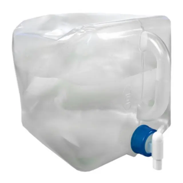 Vanndunk 10L m/kran sammenleggbar 
