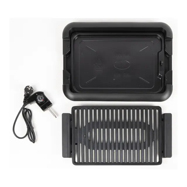Elektrisk bordgrill 1400W - 230V 46,5 x 33,5 cm 