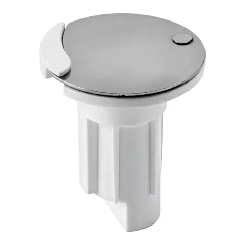 OSCULATI Reservebase for stenger Hvit - Flush - m/ syrefast stålhette