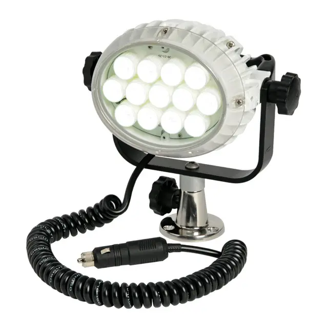 OSCULATI Night Eye fjernlys LED Lyskaster med sokkel - 12V 