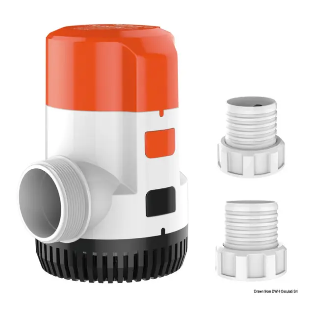 OSCULATI Maxi nedsenkbar lensepumpe 12V - 233L i min. - Mod 3700 