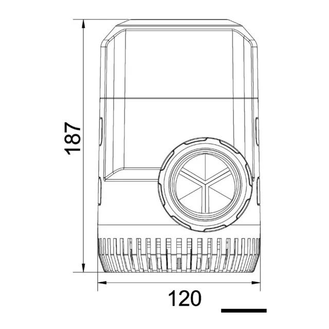 OSCULATI Maxi nedsenkbar lensepumpe 12V - 233L i min. - Mod 3700 