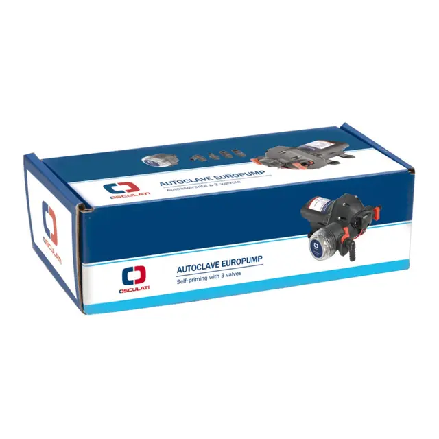 OSCULATI Europump 3 - ferskvannspumpe 12V - selvsugende membranspumpe 