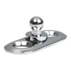 LOXX&#174; kalesjeknapp Plate med han trykk knapp - 5 pk.