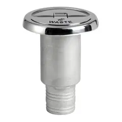 OSCULATI Dekksforskruing QuickLock 90° Septik / Waste - 1 1/2" - AISI316