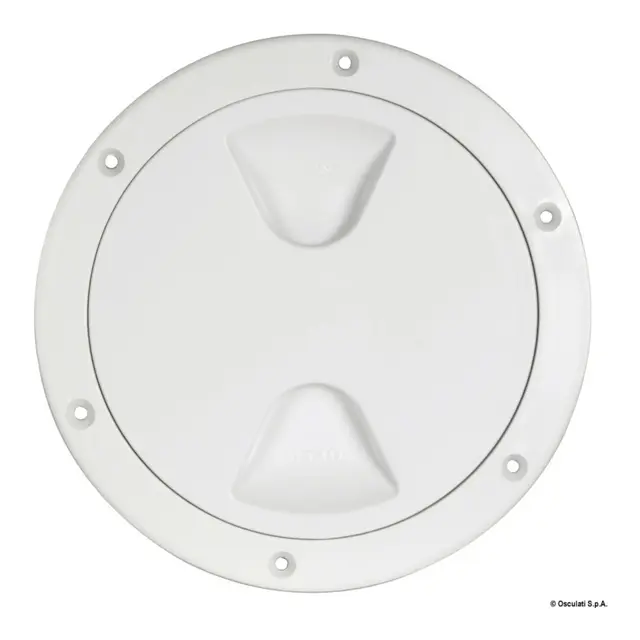 OSCULATI Inspeksjonsluke Ø203 Hvit - 100 % vanntett - skrulås 