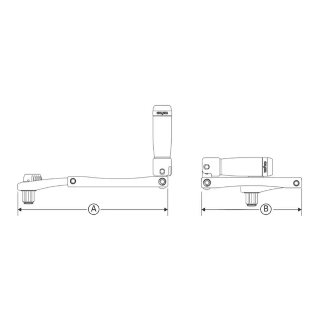 EASYSEA Flipper™ Vinsjhåndtak - 8" Sammenleggbart - 200 mm 