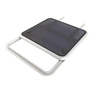 LEWMAR skyveluke modell 78 Lavprofil - 770x720mm - 15mm flens